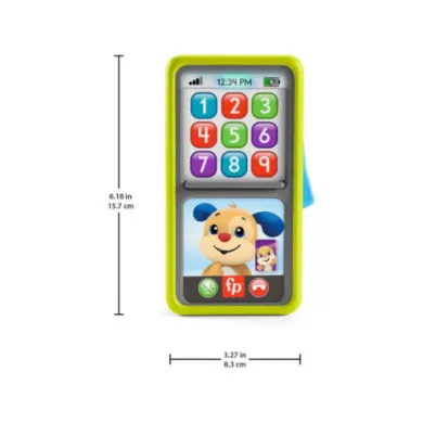 Smartphone Scorri e Impara - Telefono Giocattolo Didattico 9-36 Mesi Fisher Price