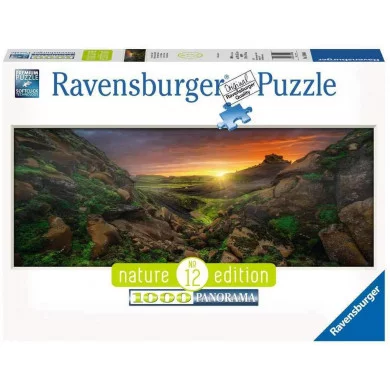 Puzzle 1000 Pezzi Sole Sopra l Islanda Ravensburger 15094