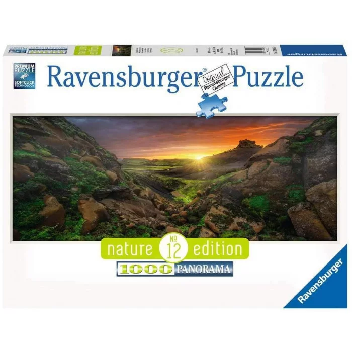 Puzzle 1000 Pezzi Sole Sopra l Islanda Ravensburger 15094