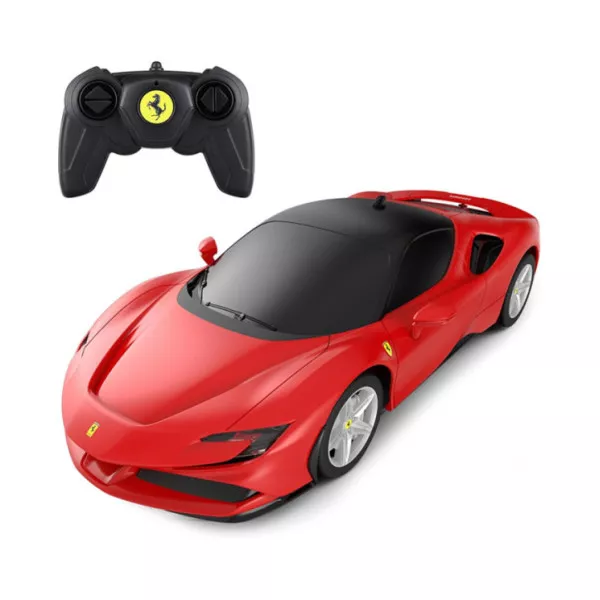 Rastar Ferrari SF90 Stradale RC 1:24 auto sportiva radiocomandato rosso