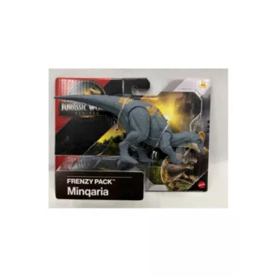 Jurassic World Rebirth Frenzy Pack dinosauro articolato con gioco digitale AR
