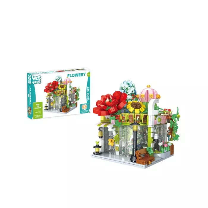 Set Costruzioni Negozio di Fiori con Luci 741 Pezzi Yes Toys – Miniatura Flower Shop 6+ Anni