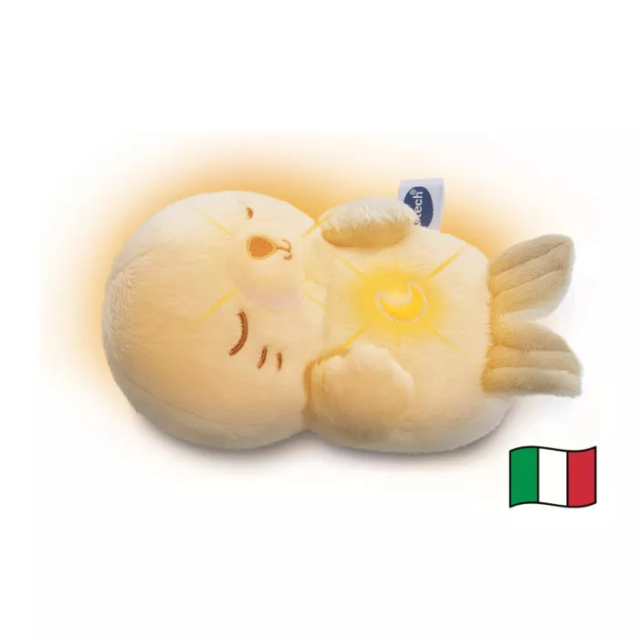 Perla Dolci Sogni: Peluche Luminoso Foca Luce Notturna 0-8 Anni VTech