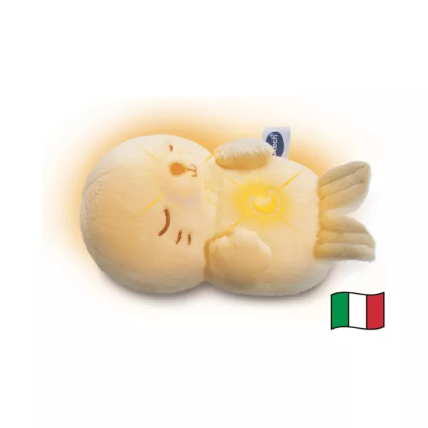 Perla Dolci Sogni: Peluche Luminoso Foca Luce Notturna 0-8 Anni VTech