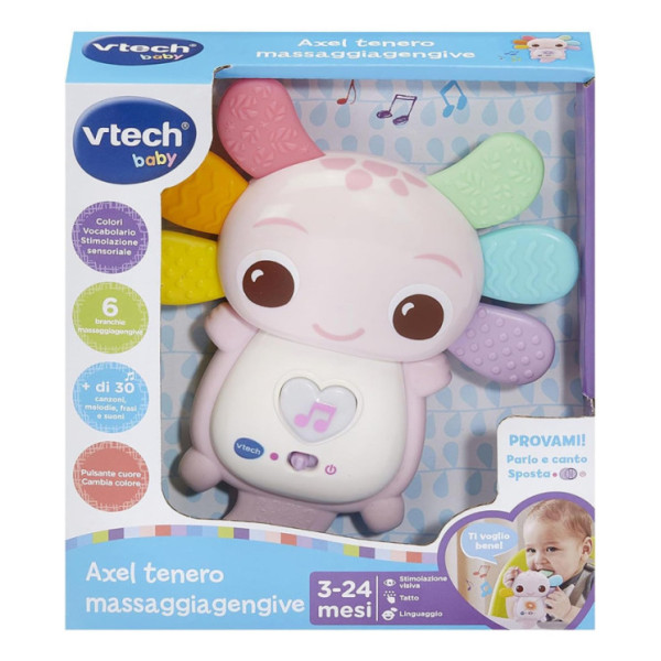 Axel Massaggiagengive Interattivo con Luci e Melodie, 3-24 Mesi VTech