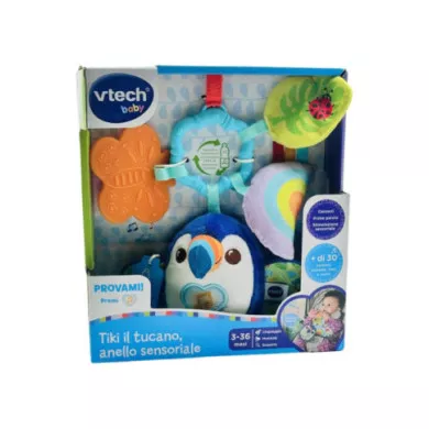 VTech Tiki Tucano Anello Sensoriale Gioco Neonato Musicale 3-36 Mesi