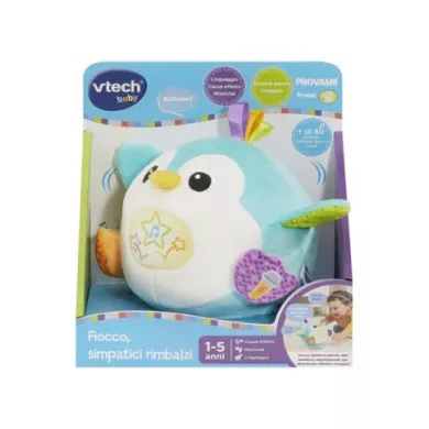 Fiocco Pinguino Peluche Interattivo - Gioco Educativo 1-5 Anni con Canzoni VTech