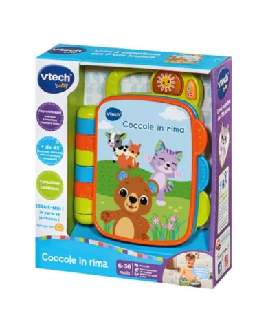 Coccole in Rima - Libro Sensoriale Interattivo Neonati 6-36 Mesi VTech