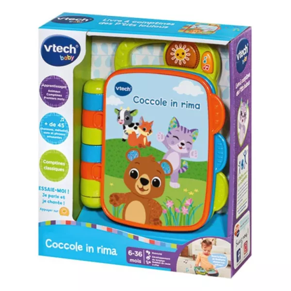 Coccole in Rima - Libro Sensoriale Interattivo Neonati 6-36 Mesi VTech