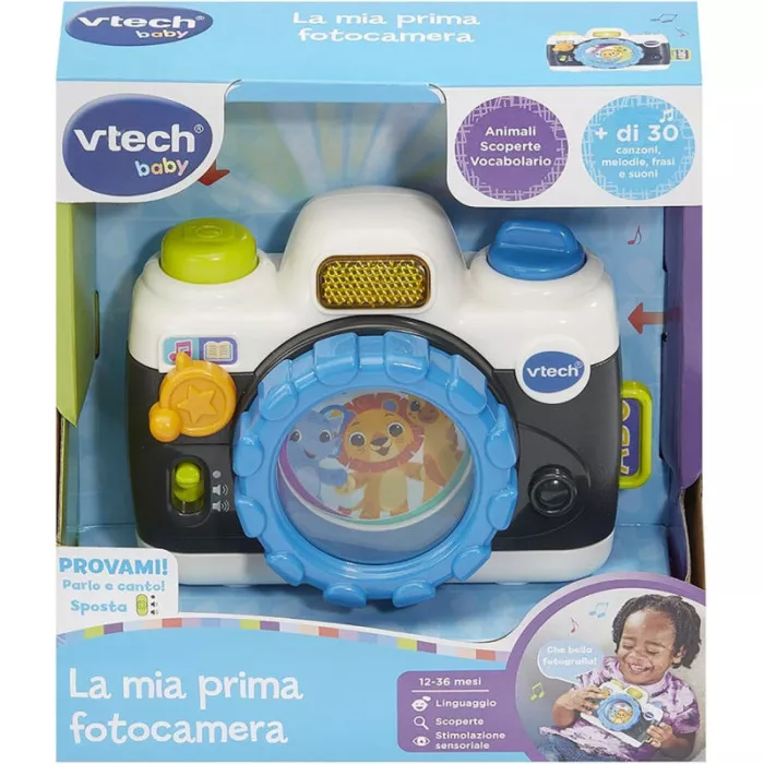 La Mia Prima Fotocamera Giocattolo Bambini 12-36 Mesi con Suoni VTech
