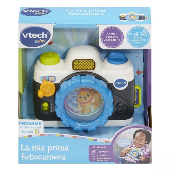 La Mia Prima Fotocamera Giocattolo Bambini 12-36 Mesi con Suoni VTech