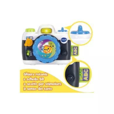 La Mia Prima Fotocamera Giocattolo Bambini 12-36 Mesi con Suoni VTech