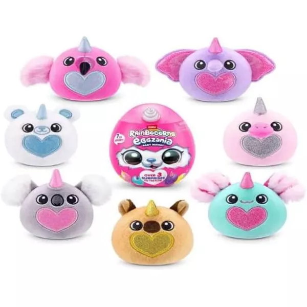 Zuru Rainbocorns Series 1 Baby Mania Eggzania 3+ Peluche Sorprese