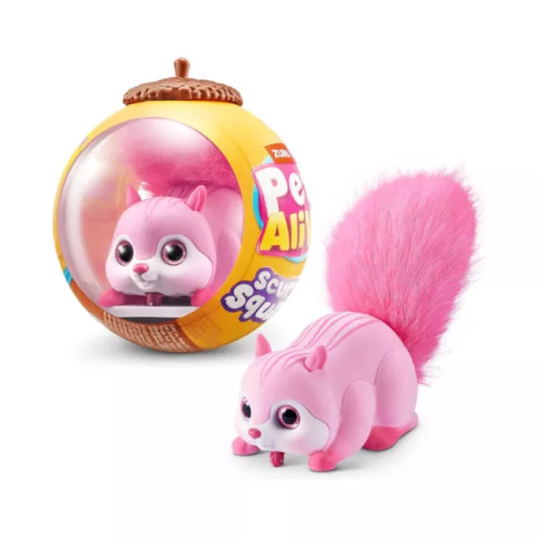 Squirrel Mania Zuru - Animale Interattivo per Bambini, Scoiattolo Giocattolo