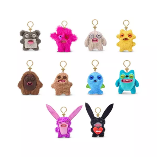 Portachiavi Peluche Fuggler Funny Ugly Monster – Mostriciattolo Collezionabile con Denti Realistici
