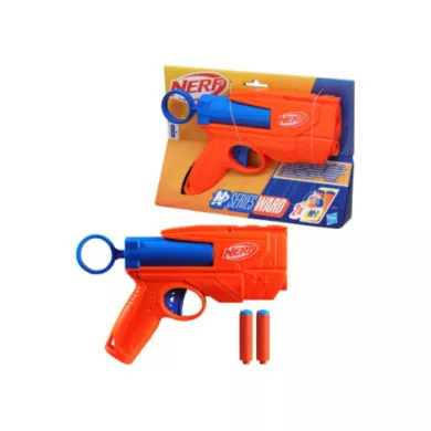Nerf N Series Ward Blaster Giocattolo per Bambini da 8 Anni, Blu e Arancione