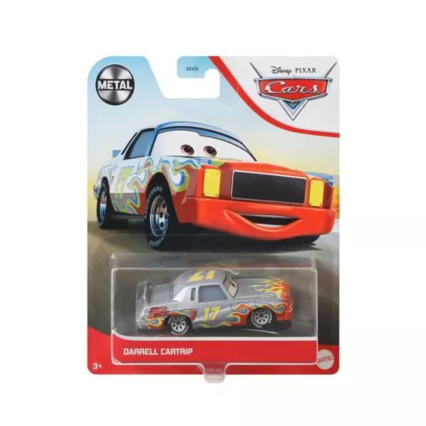 Macchinina Disney Pixar Cars Darrell Cartrip Die-Cast 1:55 – Modellino in Metallo da Collezione per Bambini 3+