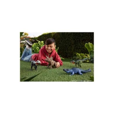 Dinosauro Jurassic World Purussaurus Gigantic Thrashers Mattel – Action Figure Gigante con Attacchi Rampage 4+ Anni