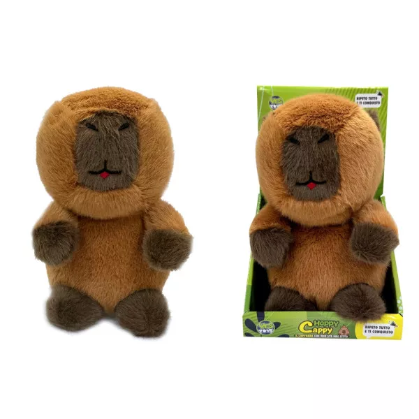 Peluche Interattivo Capibara Happy Cappy – Peluche Parlante che Ripete la Voce per Bambini Gioco Divertente