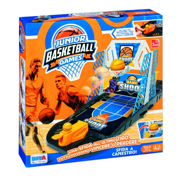 Gioco da Tavolo Basket Junior Basketball Games – Gioco di Abilità Tiro a Canestro per Bambini 3+ 2 Giocatori