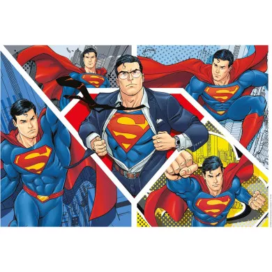Puzzle 104 Pezzi Superman Supercolor Maxi Bambini 4+ Anni Clementoni