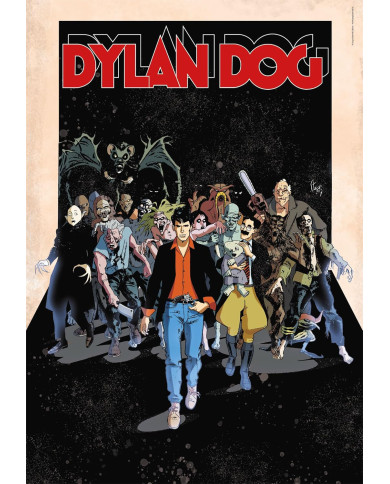 Puzzle 1000 Pezzi Dylan Dog Clementoni Adulti, Fumetti Illustrazione