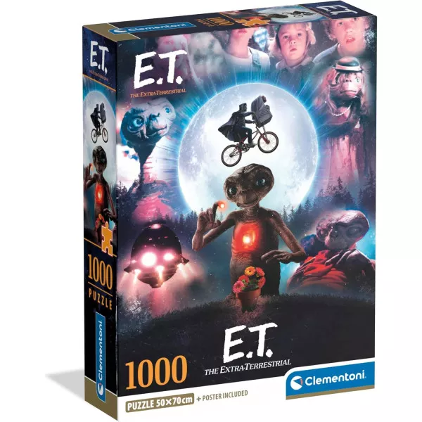 Puzzle Cult Movies E.T. 1000 Pezzi Adulti - Made in Italy Clementoni
