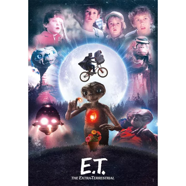 Puzzle Cult Movies E.T. 1000 Pezzi Adulti - Made in Italy Clementoni