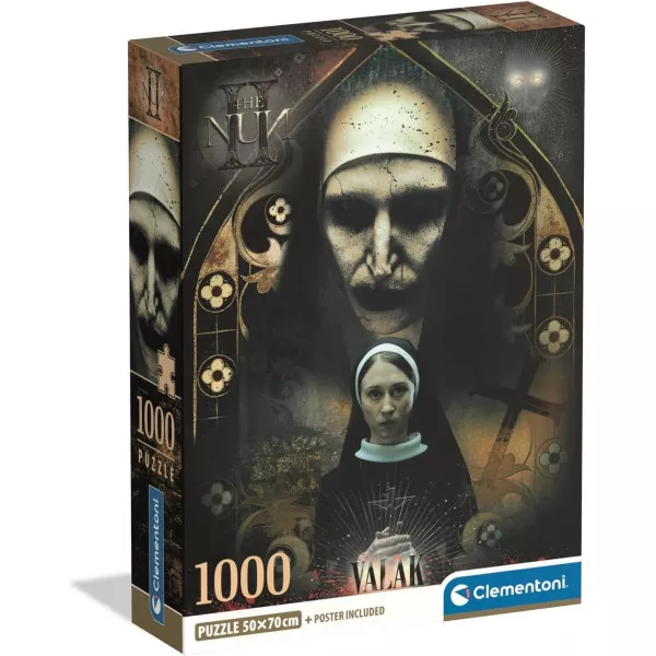 Puzzle 1000 Pezzi The Nun II - Horror Movie Collection Clementoni per Adulti