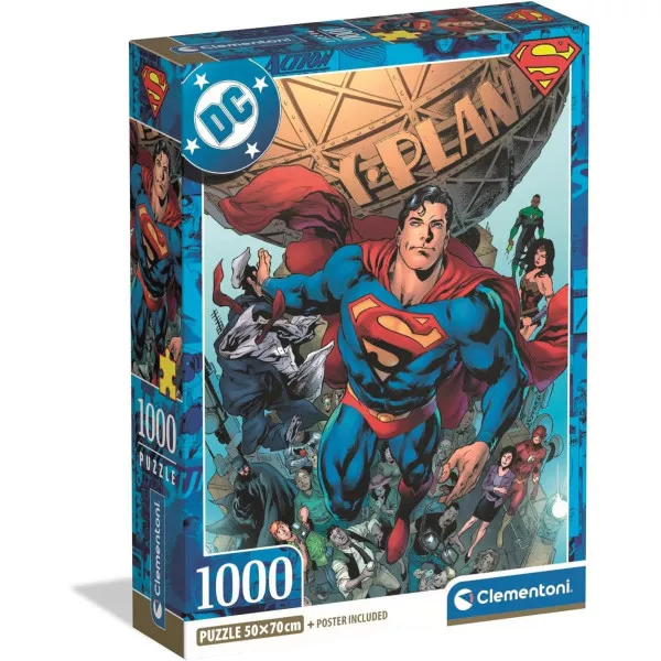 Puzzle 1000 Pezzi Superman DC Comics Clementoni Adulti Collezionabili