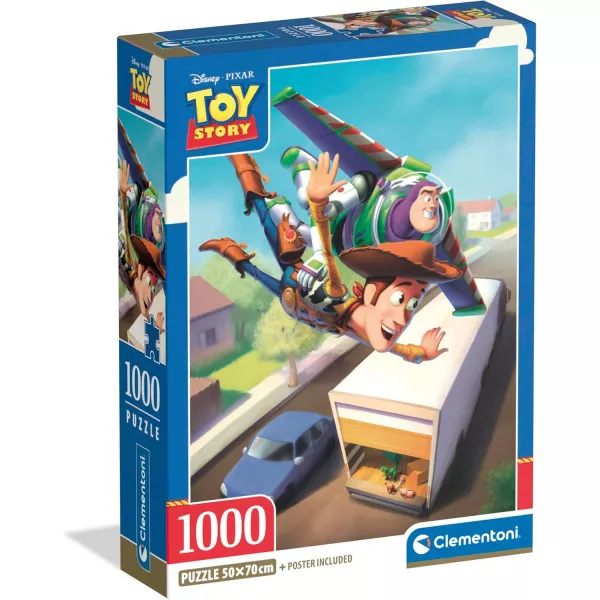 Clementoni Puzzle 1000 Pezzi Toy Story Disney, Adulti, Made in Italy