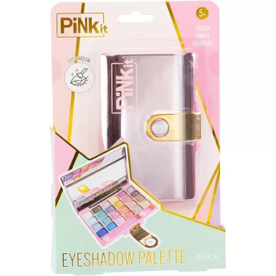 Trucco per Bambine Pinkit Eyeshadow Palette con 24 Ombretti e Specchio