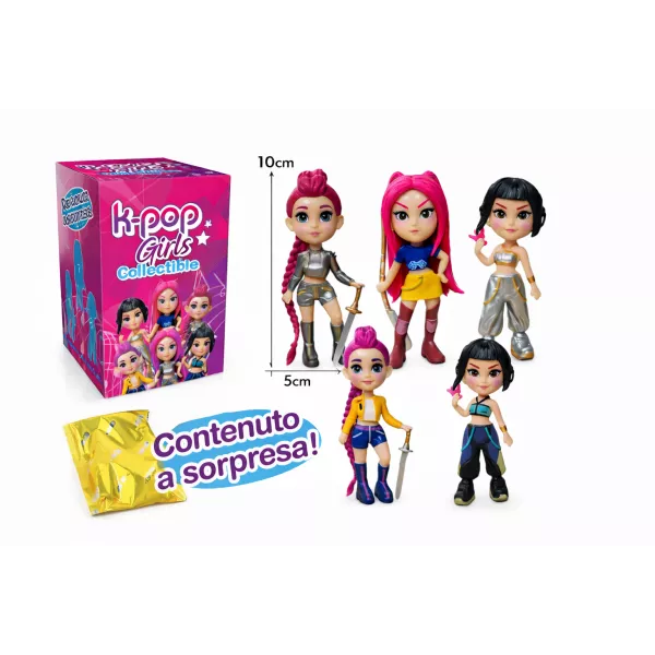 Mini Personaggi K-Pop Girls Collezionabili – Bamboline Sorpresa per Bambini 3+ Anni, Gioco Creativo Collezione