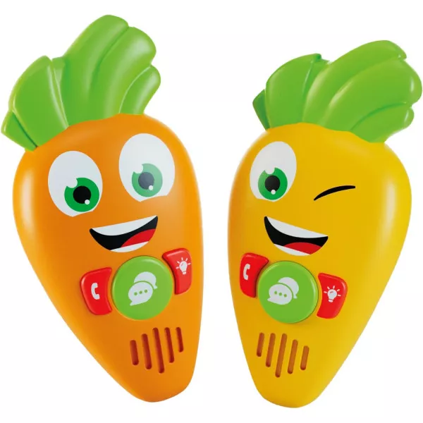 Carotina Walkie Talkie Lisciani Giochi, gioco educativo per bambini 3-6 anni, gioco di emulazione