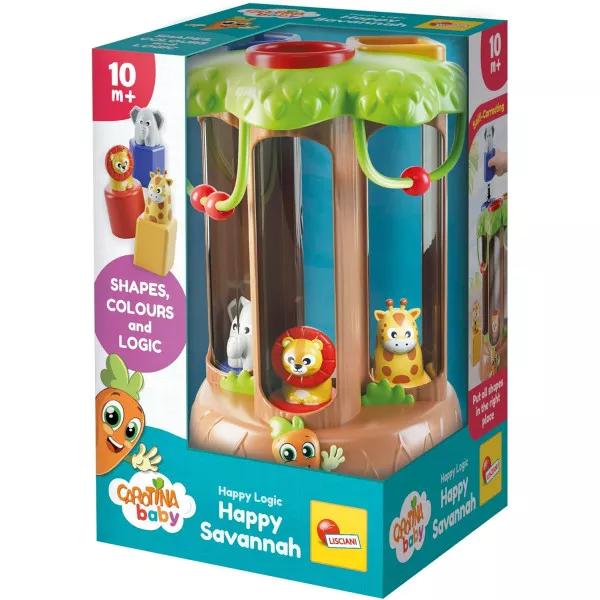 Carotina Baby My First Logic Savannah Gioco Educativo 2 Anni Lisciani Giochi