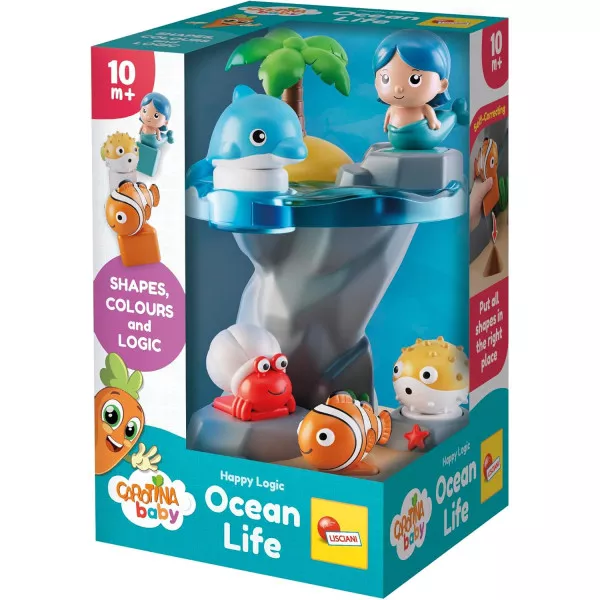 Carotina My First Logic Ocean Life: Gioco Educativo Lisciani per Bambini 2-4 Anni