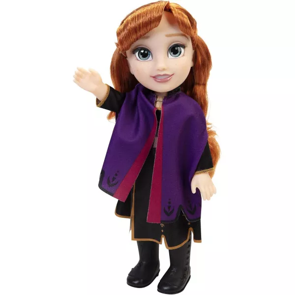 Frozen 2 Bambola Anna Adventure 38 cm con Royal Reflection Eyes - Giocattolo Bambole Disney
