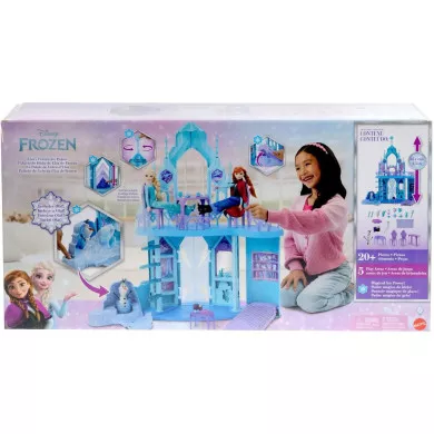 Palazzo di Ghiaccio di Elsa Playset con Olaf, Gioco di Emulazione Mattel Disney Frozen per Bambine 3+