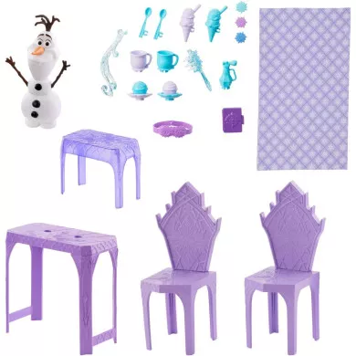 Palazzo di Ghiaccio di Elsa Playset con Olaf, Gioco di Emulazione Mattel Disney Frozen per Bambine 3+