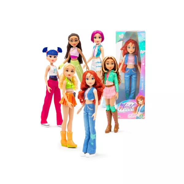 Bambola Winx Iconic Assortimento – Fashion Doll per Bambine 4+ Anni Gioco Creativo Collezione Winx