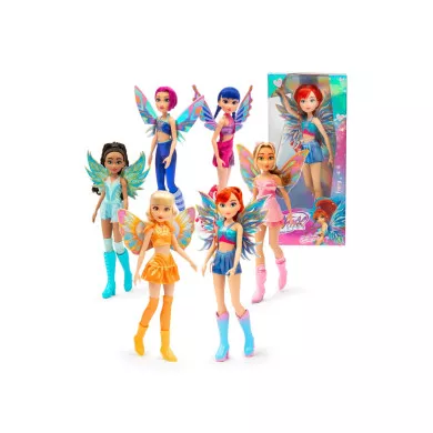 Bambola Winx Fairy Assortimento – Fashion Doll con Ali Rimovibili per Bambine 4+ Anni Gioco Creativo