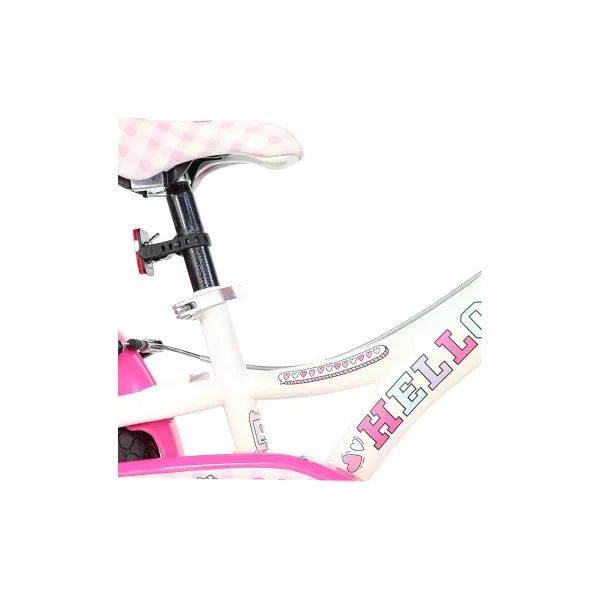 Bicicletta Bambina 20" Hello Kitty Dino Bikes con Cestino e Freni V-Brake – Bici Bambini 7-11 Anni