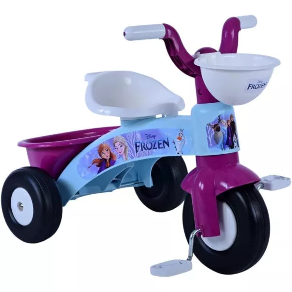 Triciclo Bambina Frozen Disney con Cestino e Portagiochi – Triciclo Primo Passi 1-3 Anni