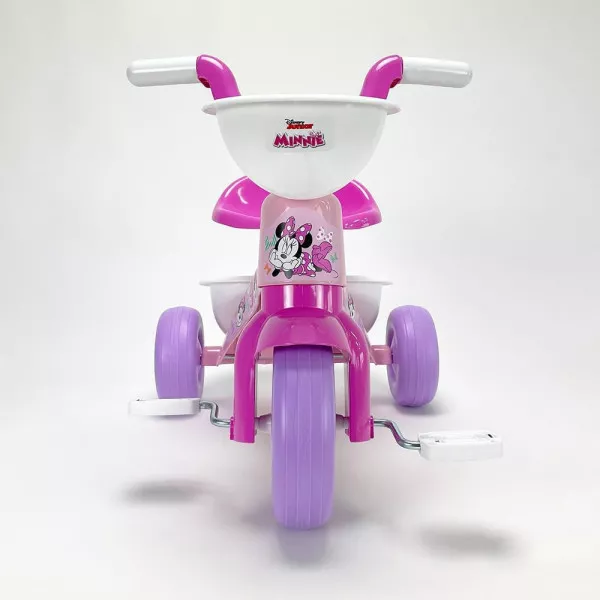 Triciclo Bambina Minnie Disney con Cestino e Portagiochi – Triciclo Primo Passi 1-3 Anni