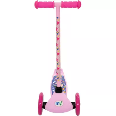 Monopattino Bambino 3 Ruote Evolutivo con Sterzo Lean-To-Steer e Pedana Antiscivolo – Monopattino 2-5 Anni