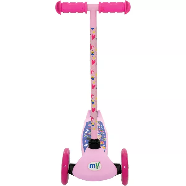 Monopattino Bambino 3 Ruote Evolutivo con Sterzo Lean-To-Steer e Pedana Antiscivolo – Monopattino 2-5 Anni