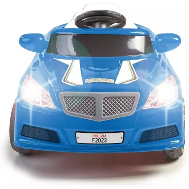Auto Elettrica 12V Twinkle Car R/C Polizia di Stato con Radiocomando per Bambini 3-6 Anni