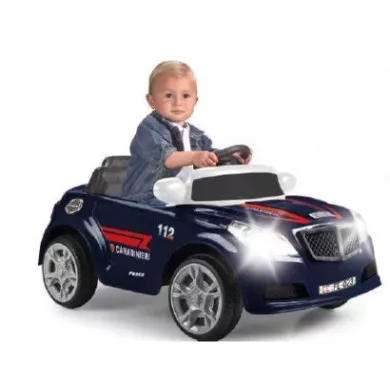 Auto Elettrica 12V Twinkle Car R/C Carabinieri con Radiocomando per Bambini 3-6 Anni