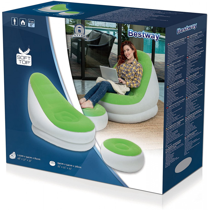 Leroy Merlin Pouf Gonfiabile Giardino Pouf Poggiapiedi Leroy