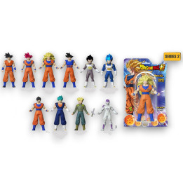 Action Figure Dragon Ball Super Monster Flex Serie 2 – Personaggio Allungabile Collezionabile Assortito 4+ Anni